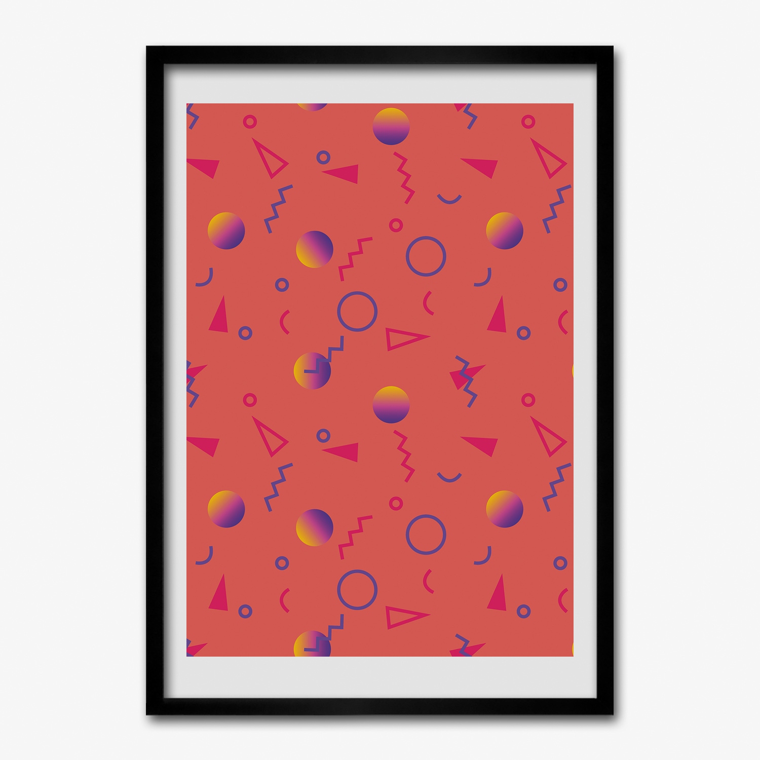 Obraz s rámem Mdf Abstrakce geometrie 70x100 cm