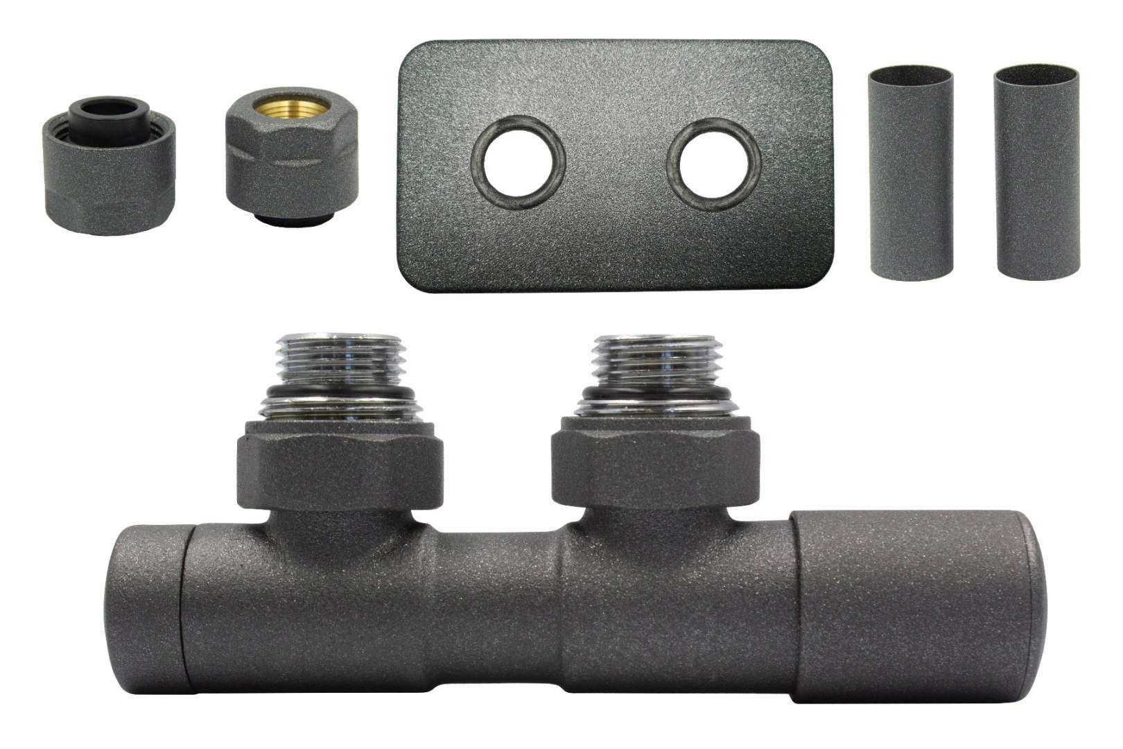 Ventil reg 50 mm Twins grafit pravý CuAiO r.pros