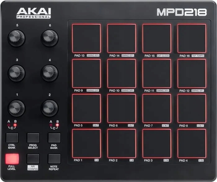 Akai MPD 218 - Kontroler USB/MIDI EAN (GTIN) 694318016930