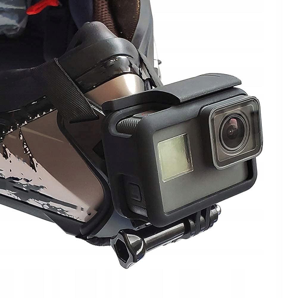 Uchwyt na Kask Motocyklowy Pod Brodę do GoPro DJI Osmo Action Lizaty — miniatura 7