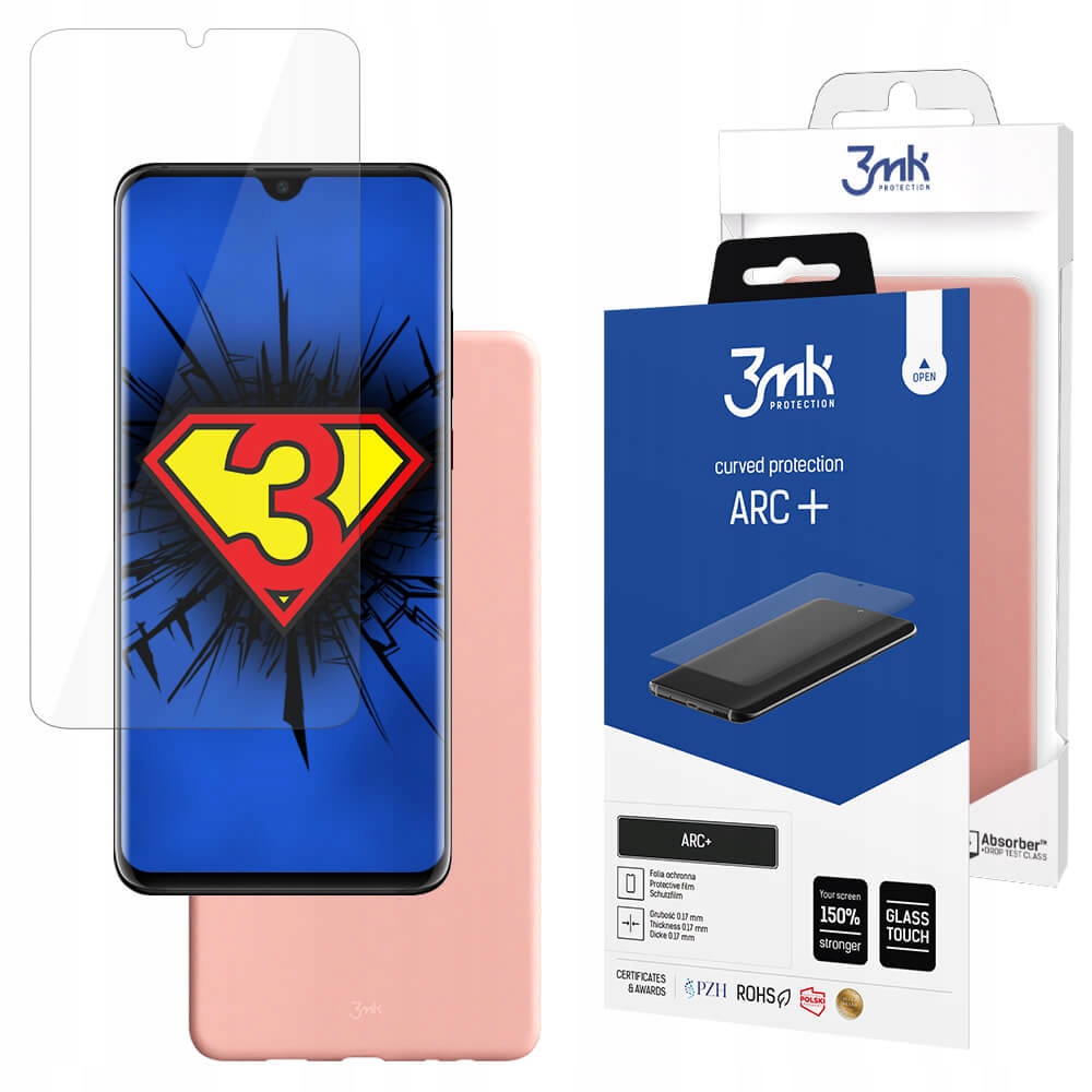 

Folia Arc+ 3mk Etui Pink Case do Huawei P30 Pro