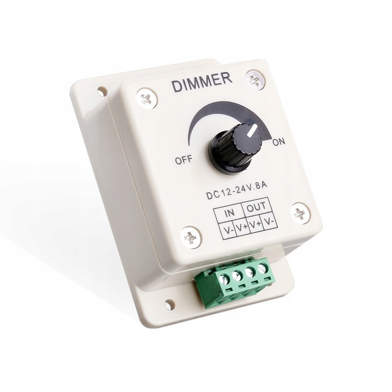 Ściemniacz taśm LED - 12V/24V 8A - analogowy