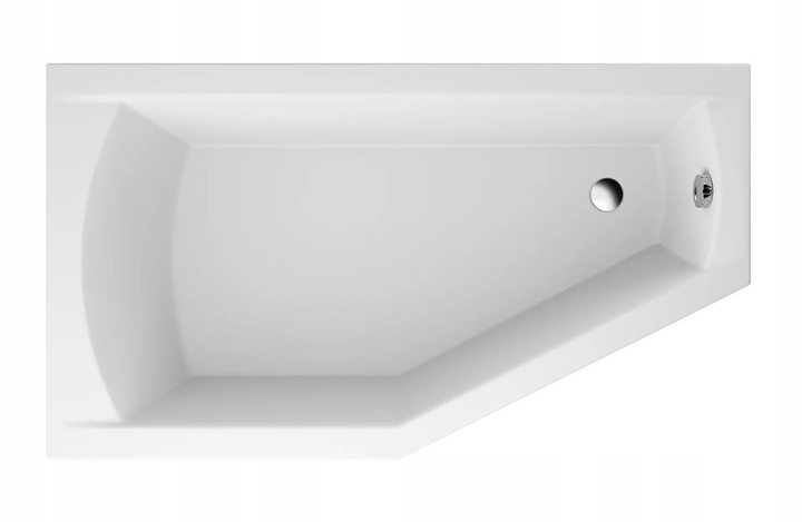 Wanna Selena 140x90 lewa pod zabudowę narożna 150l Polimat