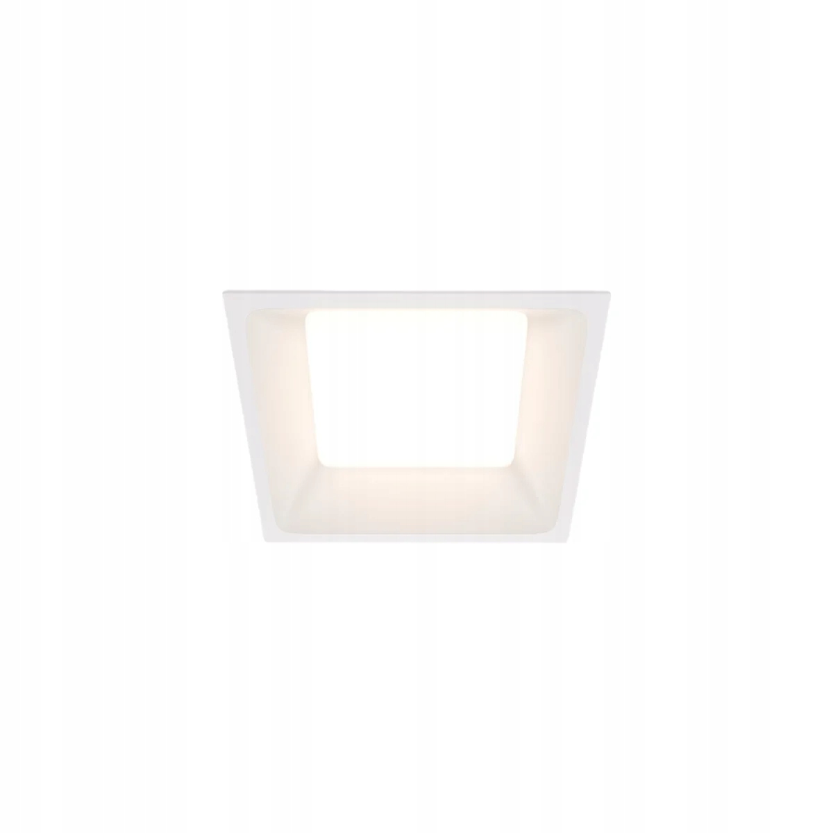 Zapuštěné svítidlo čtvercové bílé do koupelny 11 cm IP44 Led 3000K Maytoni