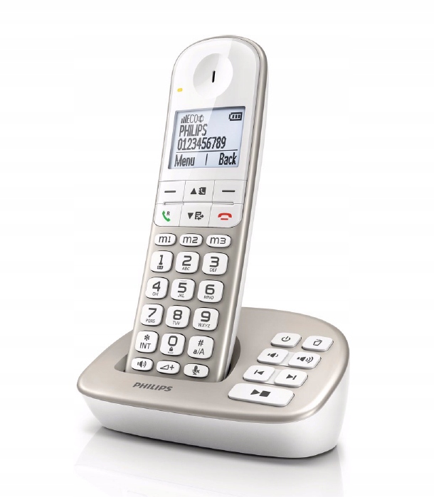 274.Telefon bezprzewodowy Philips XL495