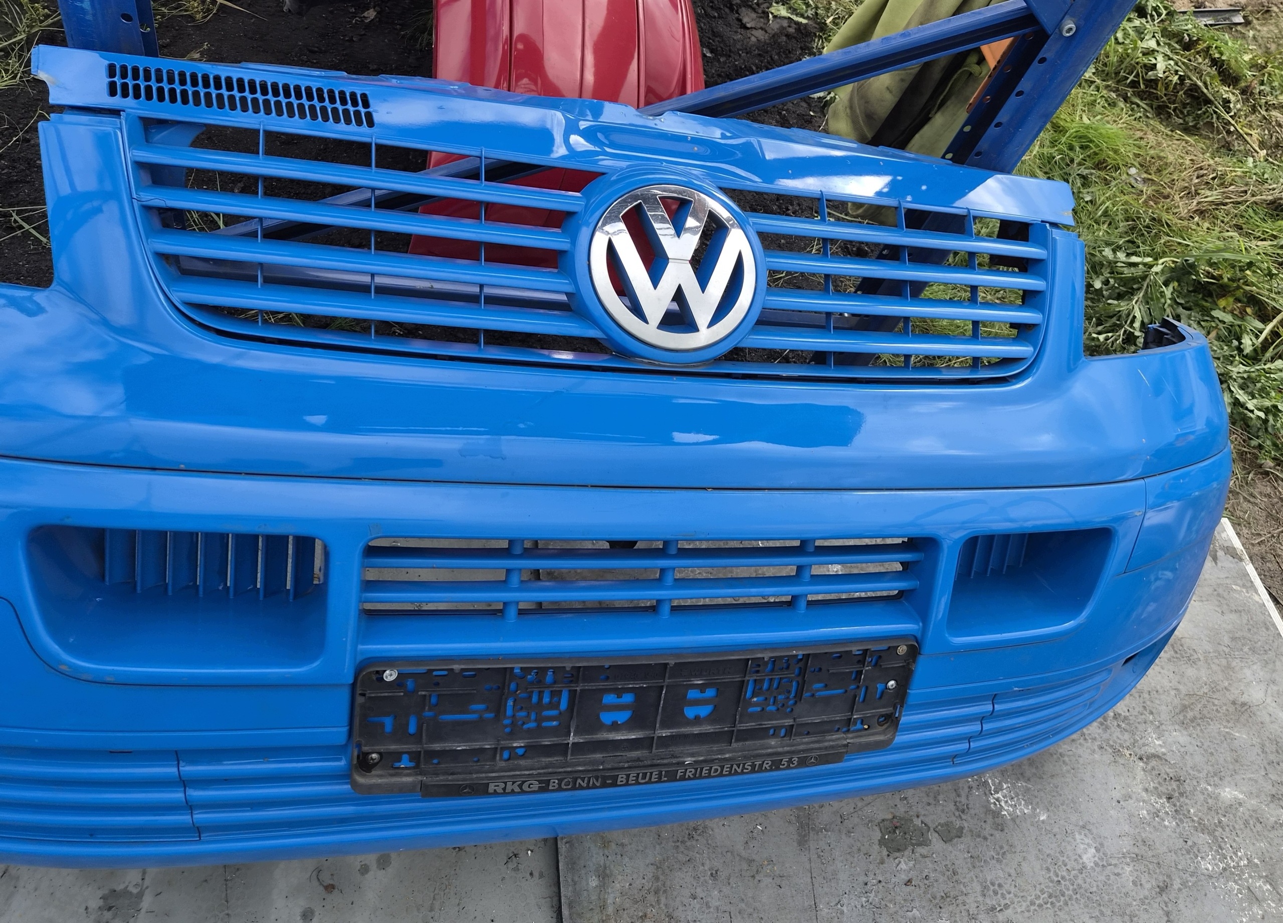 VW T5 Frontstoßstange vorne Transporter blauer