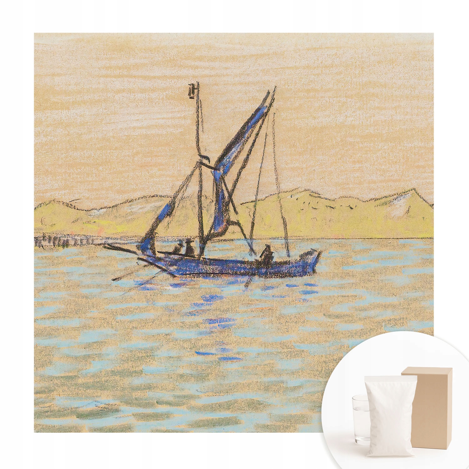 Flizelinová tapeta na zeď Premium Moře klid 250 x 250 cm