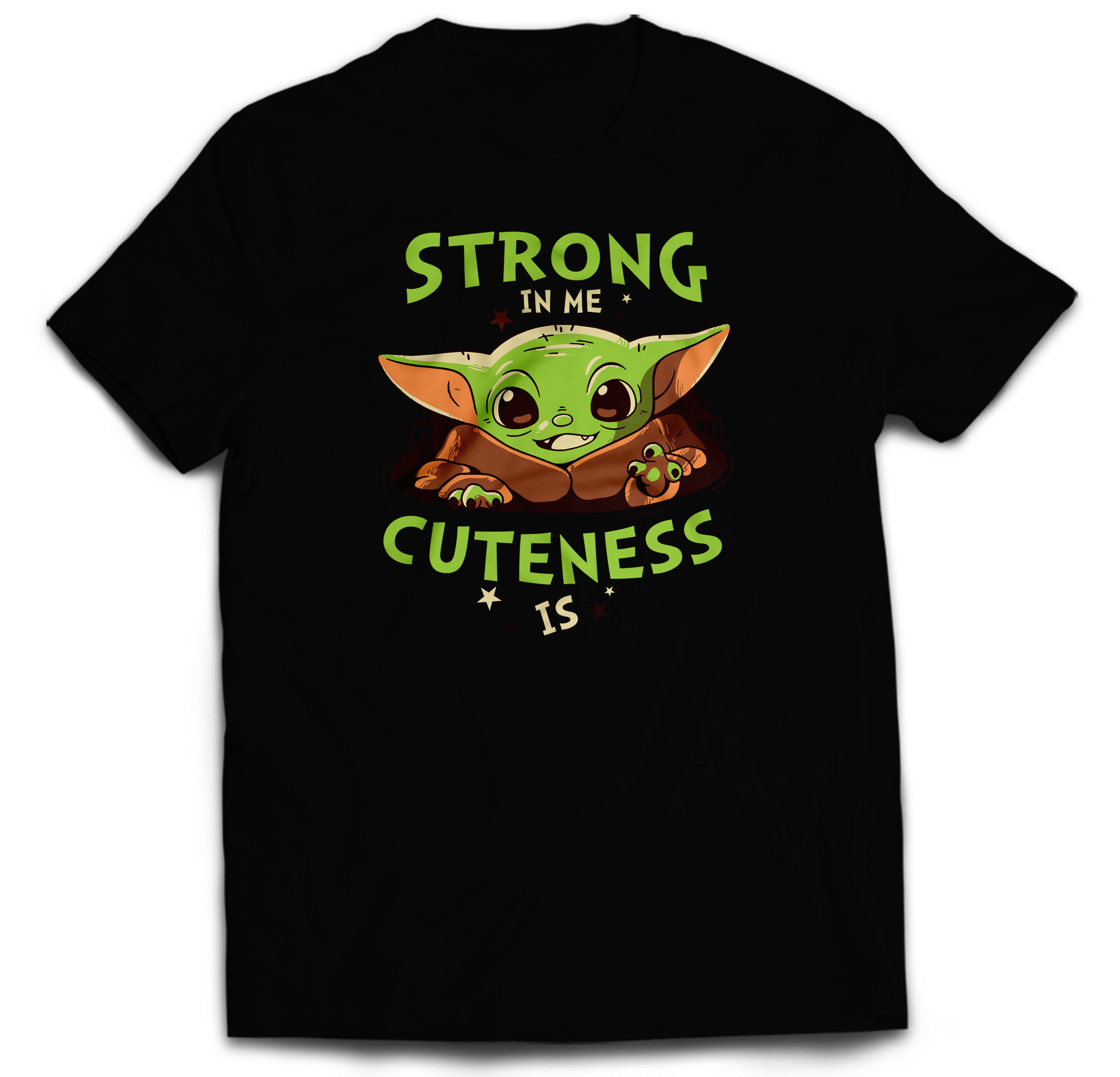 

Cute Yoda Baby Yoda Mando Star Wars Parodie XL