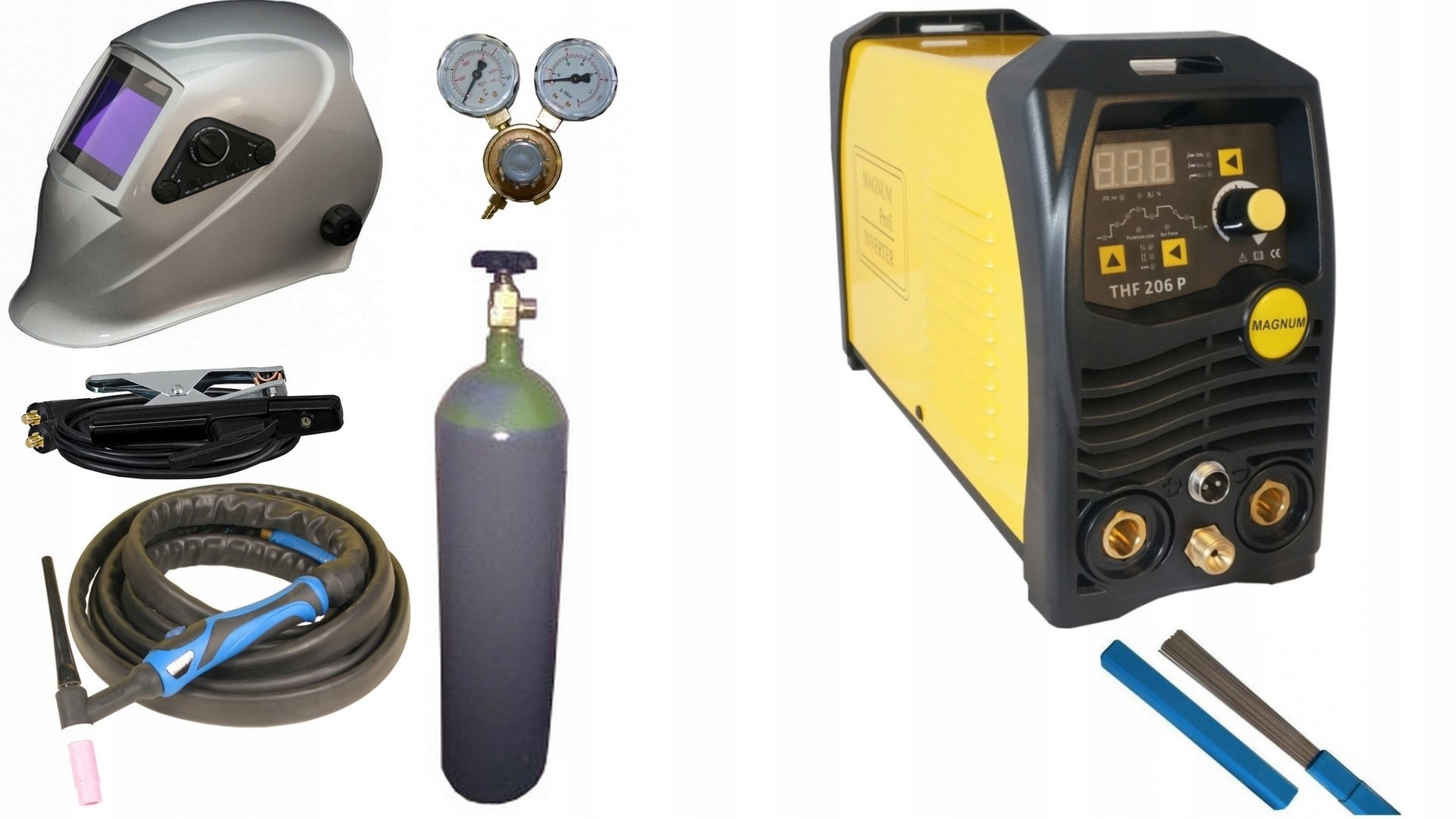 Spawarka TIGMMA MAGNUM THF 206 PULS DIGITAL+ZEST