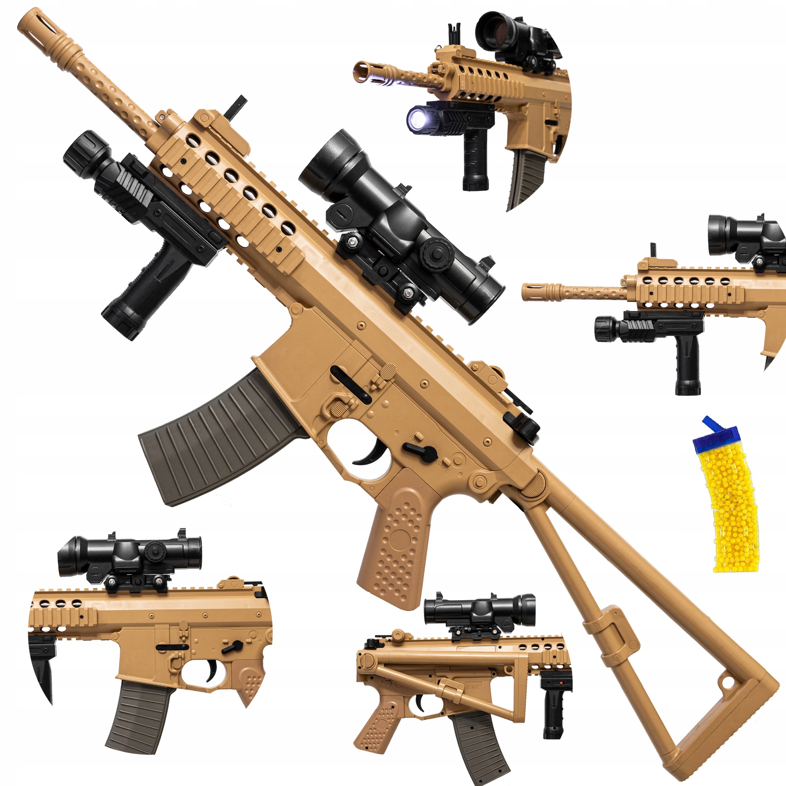 KARABIN MASZYNOWY SNAJPERSKI PISTOLET NA KULKI PLASTIKOWE + GRATISY Głębokość produktu 5 cm