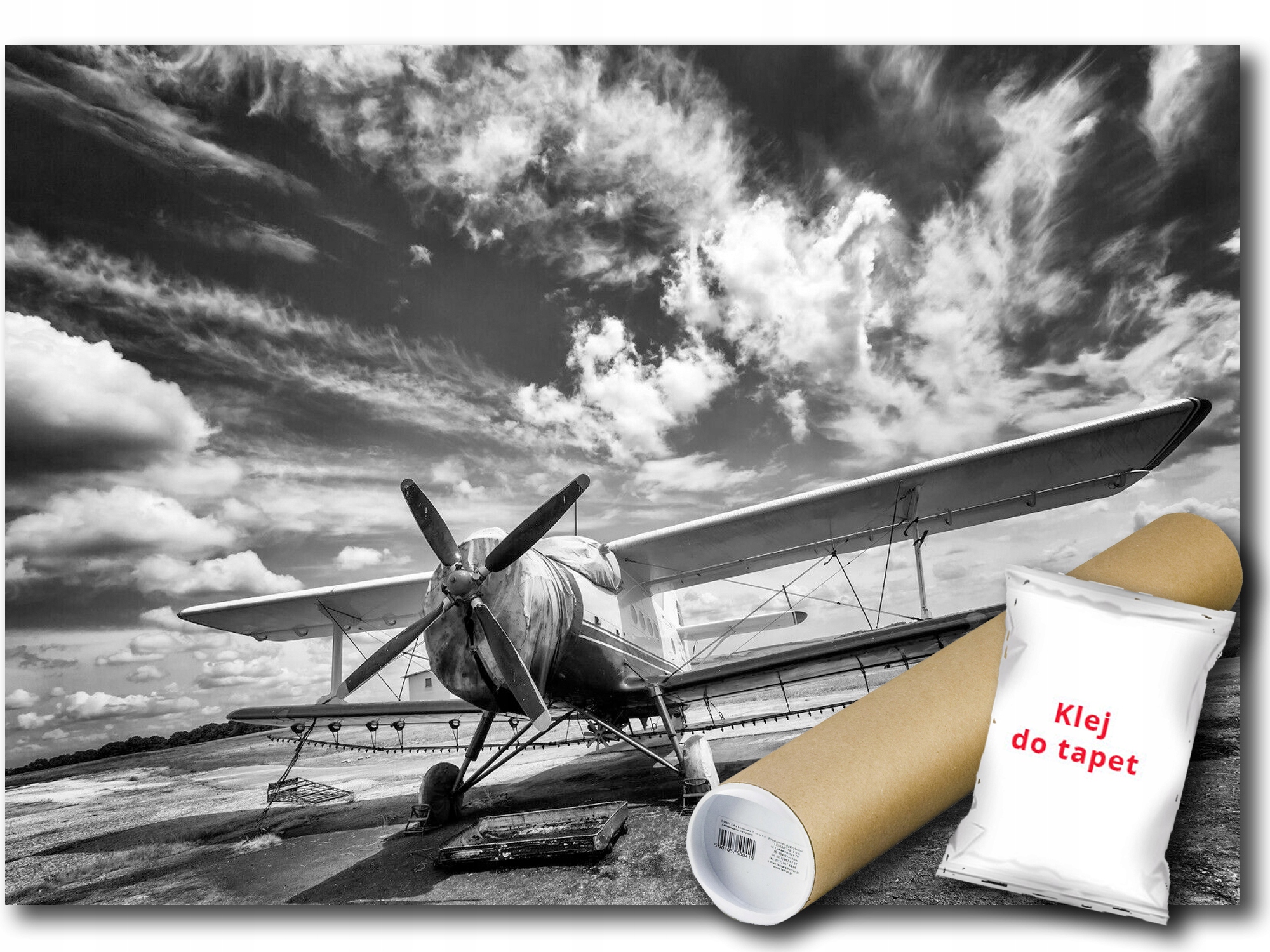 Fototapeta Flizelina Lietadlo Obloha Retro 416x254
