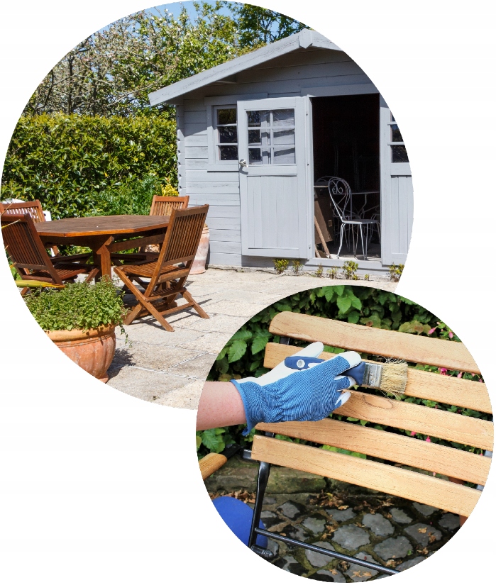 VIDARON IMPREGNAT OGRODOWY PALISANDER CIEMNY 9L Zastosowanie na zewnątrz