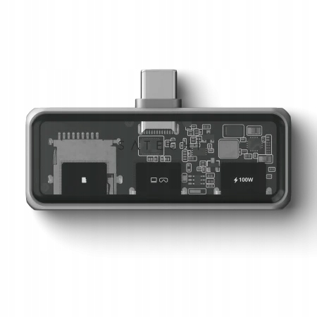 Satechi mobilní adaptér Usb-c 100W Pd, audio, 1x Usb-c, Dp 1.4, microSD