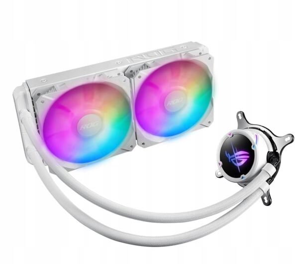 Водяне охолодження Asus ROG STRIX LC II 240 ARGB WHITE AM5 2х120мм