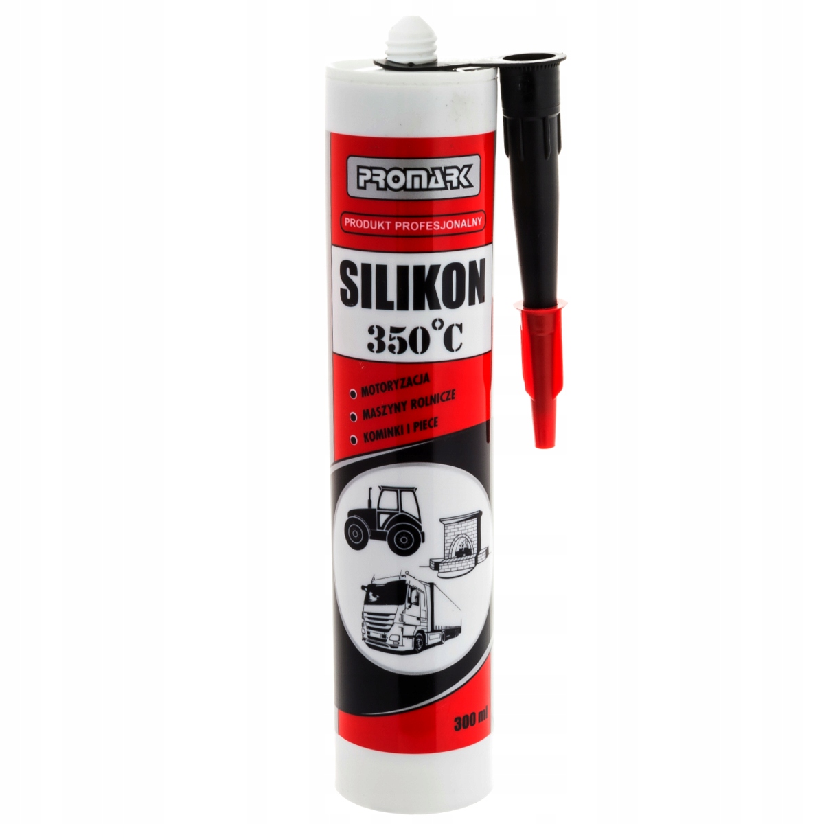 

Silikon Wysokotemperaturowy 350'C 300ml Czarny