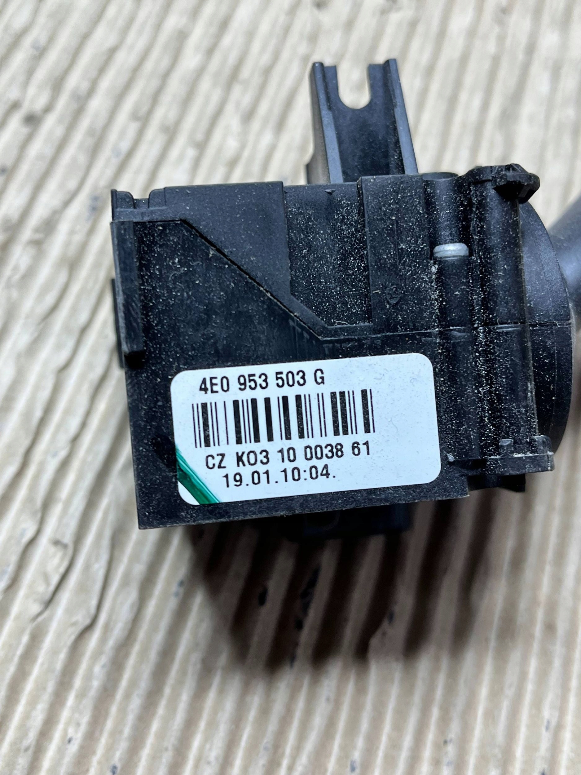 wiper control Audi A6 Allroad C6 4E0953503G
