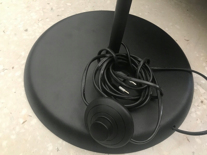 Lampa stojąca podłogowa Riko metal szkło H175cm Kolekcja Riko