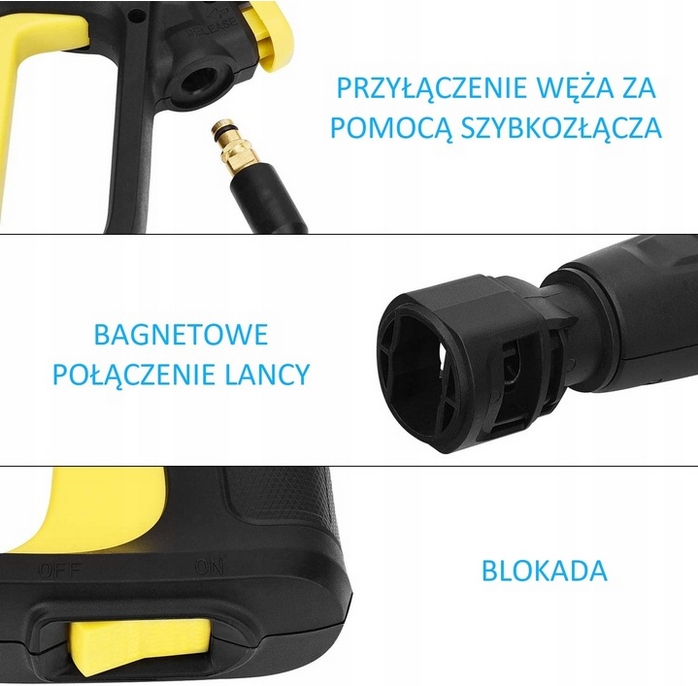 PISTOLET CIŚNIENIOWY KARCHER DO SERII K2-K7 Kod producenta 8.040.01k