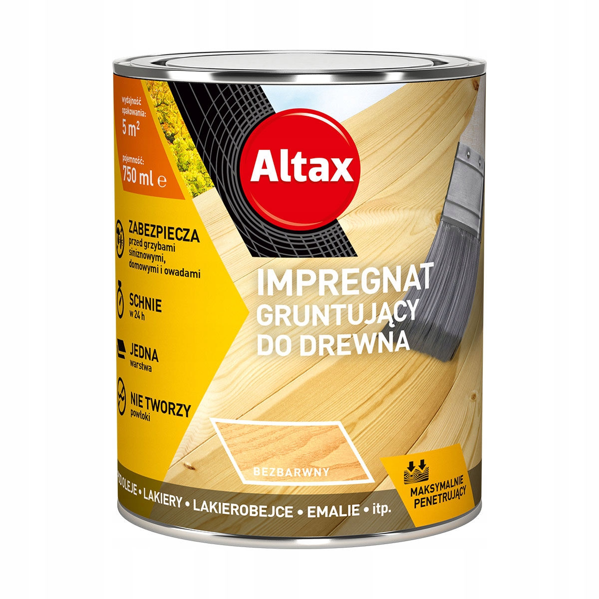 

Altax Penetrin Impregnat Gruntujący D Drewna 0,75L