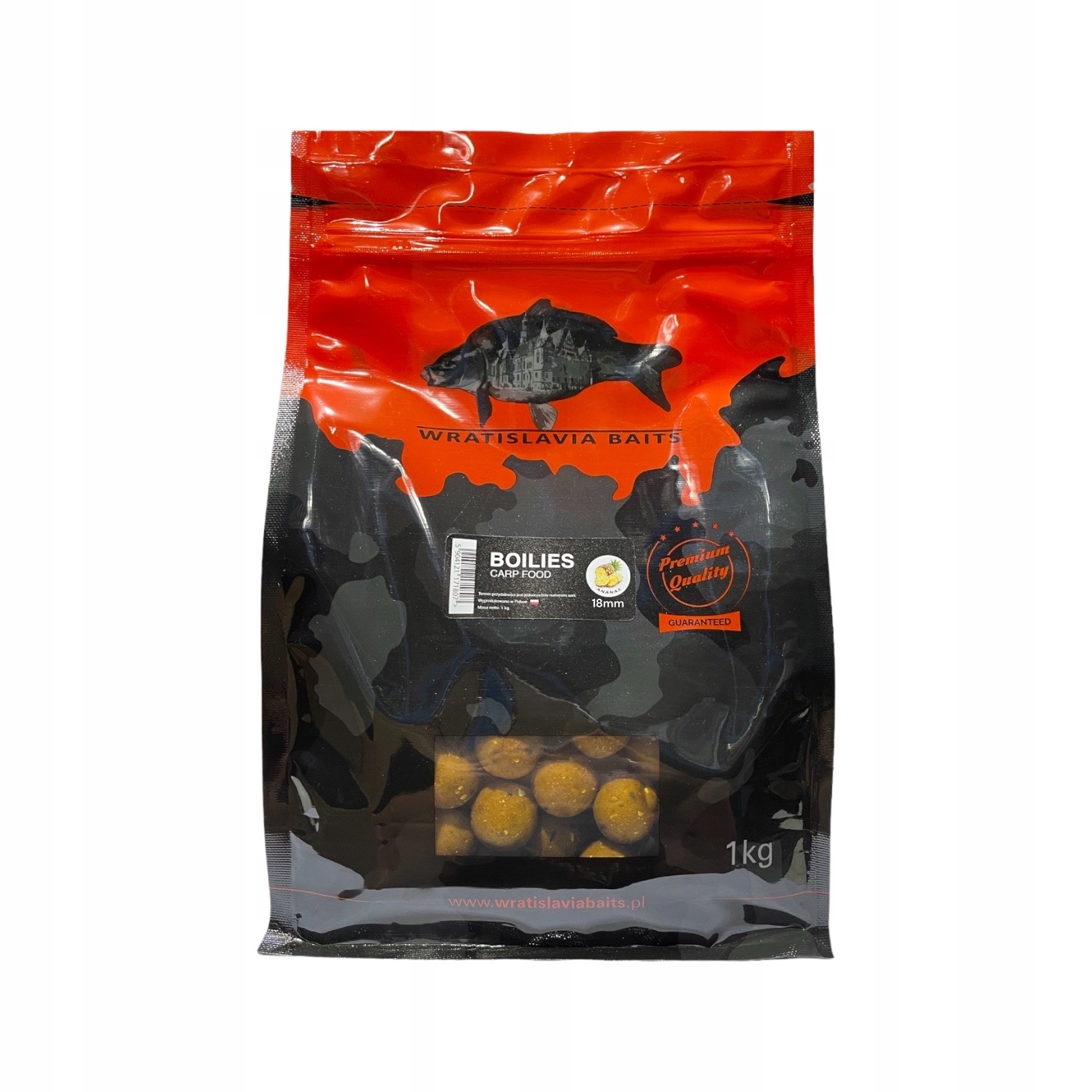 Kulki zanętowe Ananas 18mm Wratislavia Baits 1kg