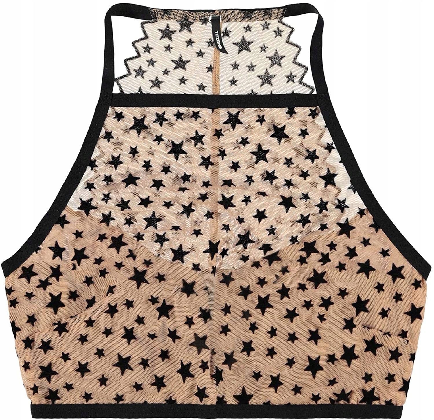 

Tezenis calzedonia top biustonosz beż gwiazdki S