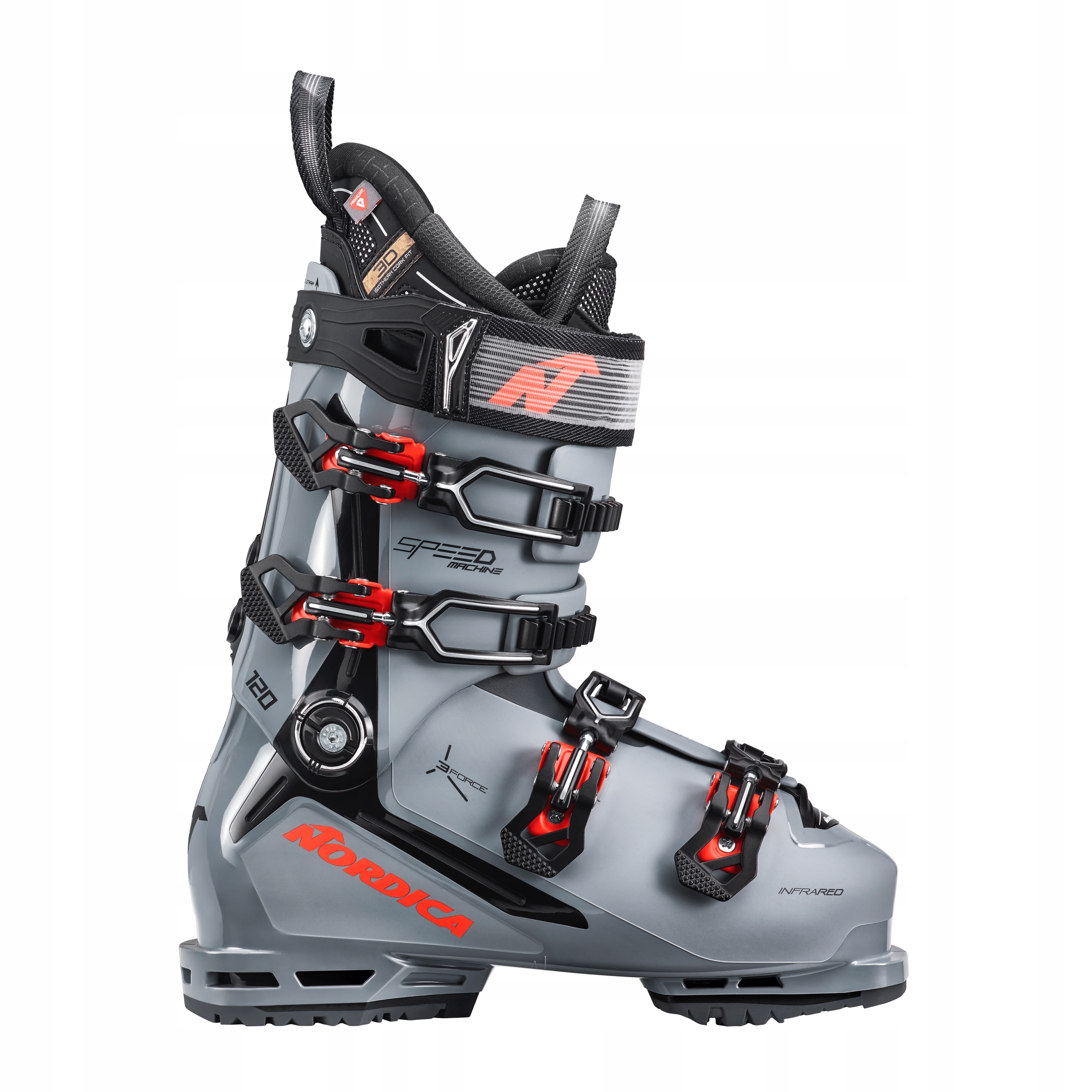 Buty narciarskie męskie Nordica Speedmachine 3 120 Gw grey/black/red