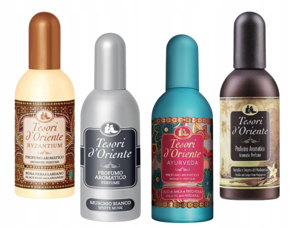Tesori d'Oriente Perfumy Włoskie Zestaw 4 Perfum Dla Kobiet 4x100 ml