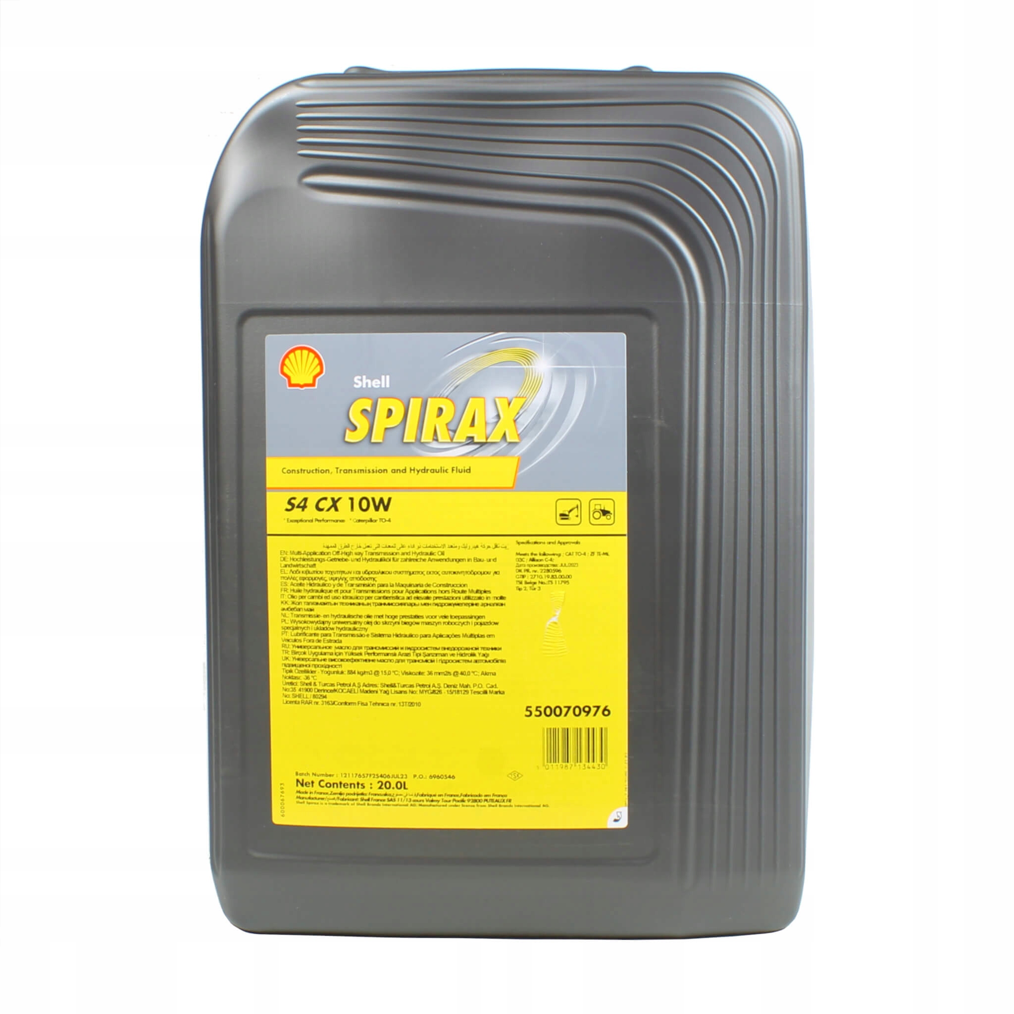 Olej przekładniowy Shell Spirax S4 CX 10W 20L Producent Shell