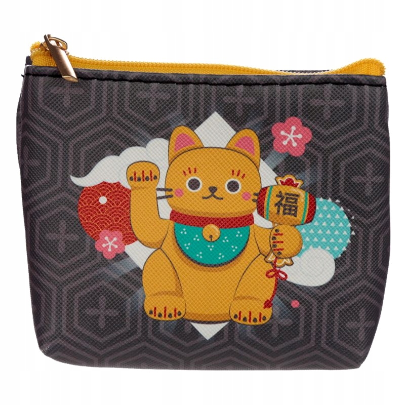 

Portmonetka na suwak Kot Szczęścia Maneki Neko