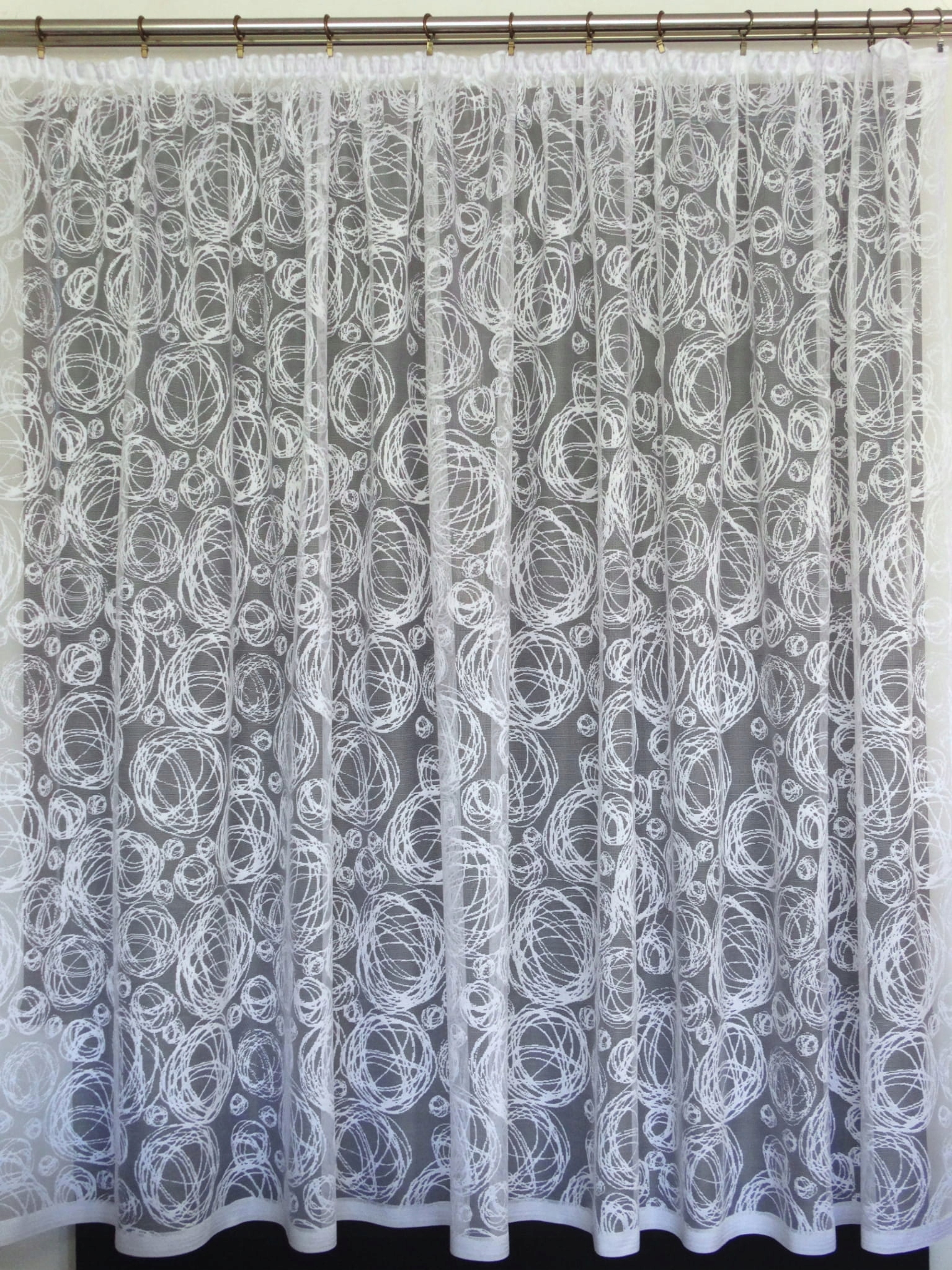 Mg Záclona 619/73 Bílá 300x250 hotová s páskou