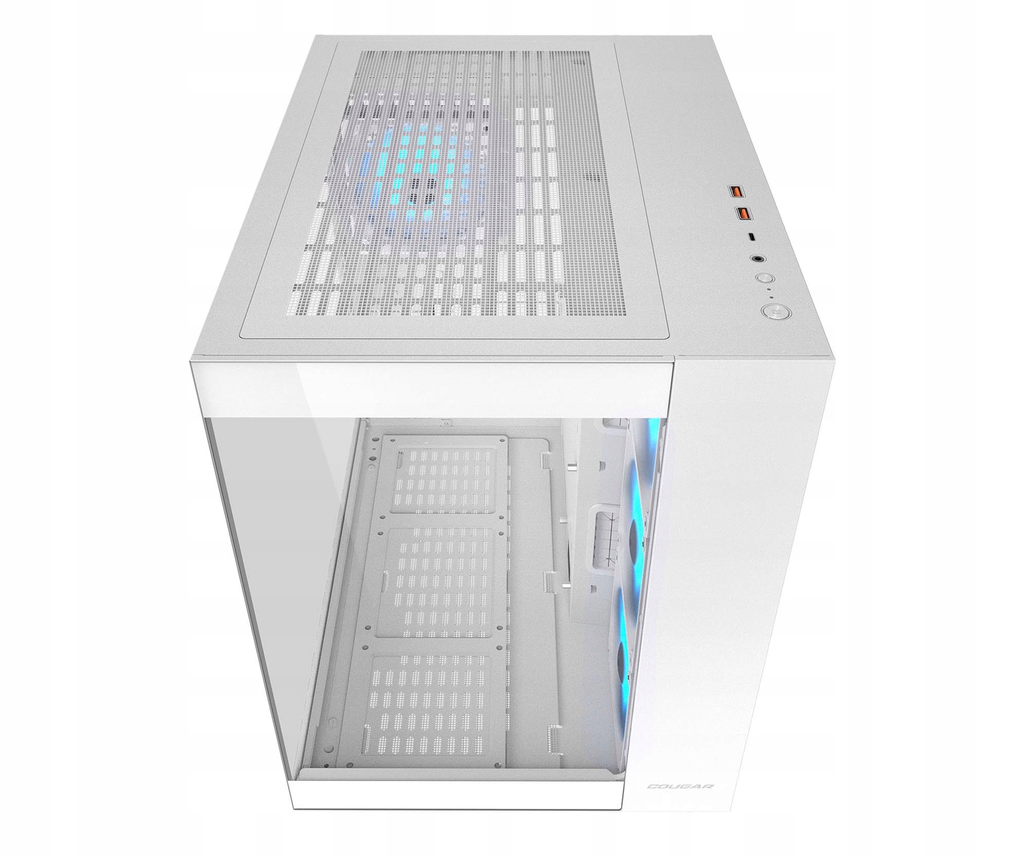 COUGAR Obudowa FV150 RGB, Midi Tower, Biała — 7