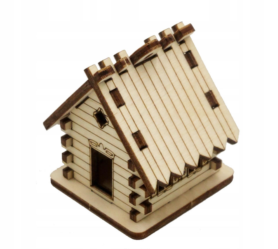 

Domek Ze Sklejki Las W Słoiku 4.5cmx4.5cmx5cm