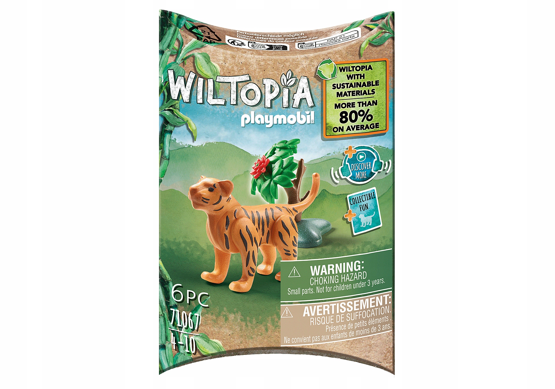 PLAYMOBIL 71067 Wiltopia Mały tygrys