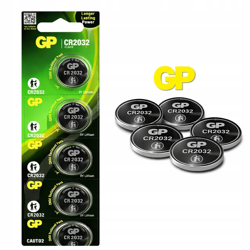 GP bateria litowa CR2032 3V blister 5 szt.