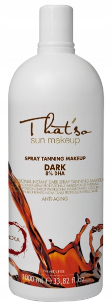That'so okamžitý sprejový opalovací přípravek Dark Bronze 8