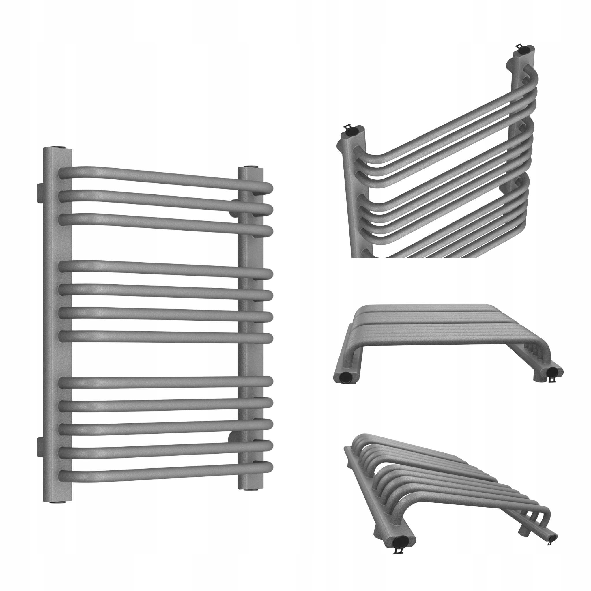 Koupelnový Radiátor Stella 940x650 Antracit