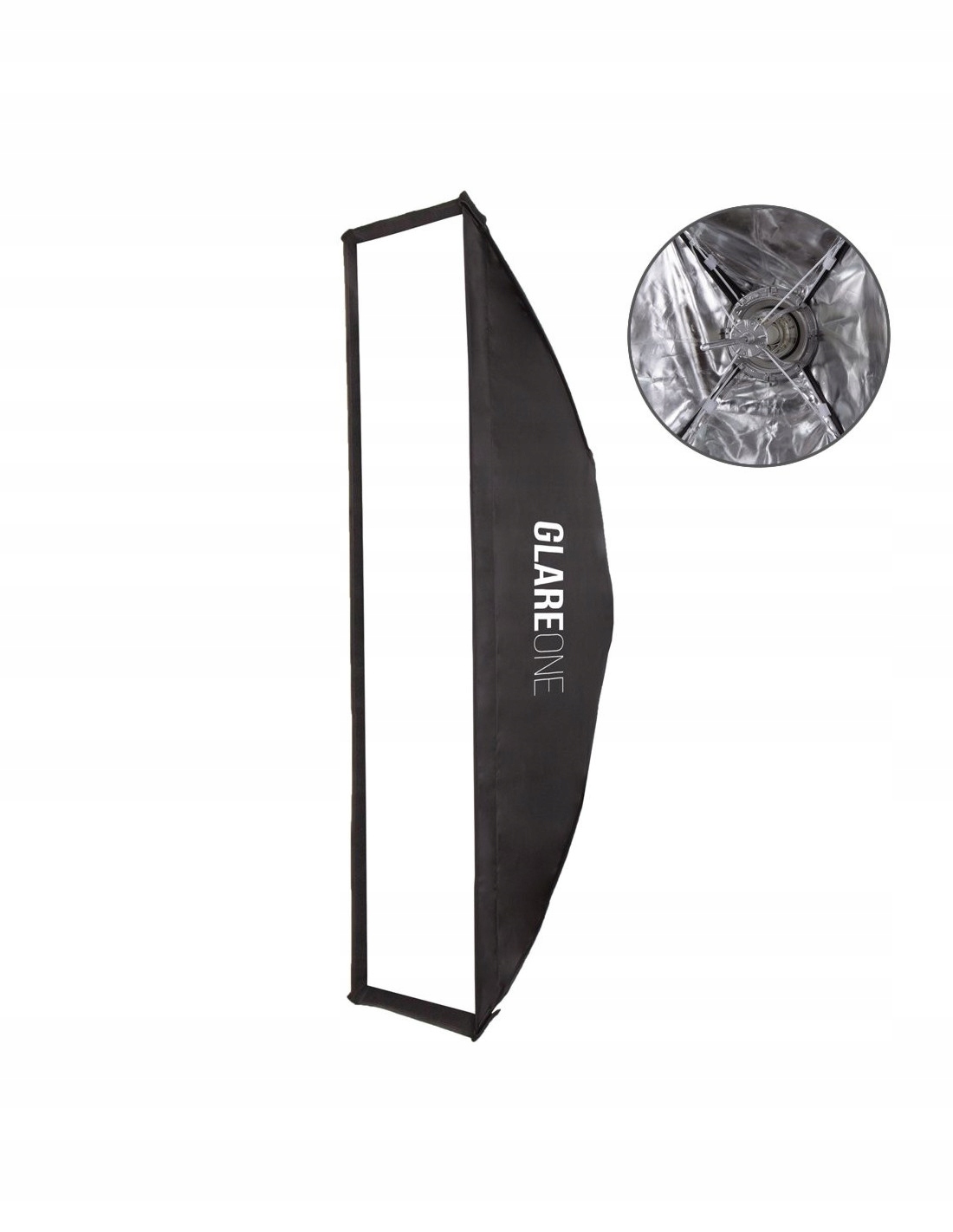 GlareOne Softbox Easy Fold 30x120 cm rychlá montáž