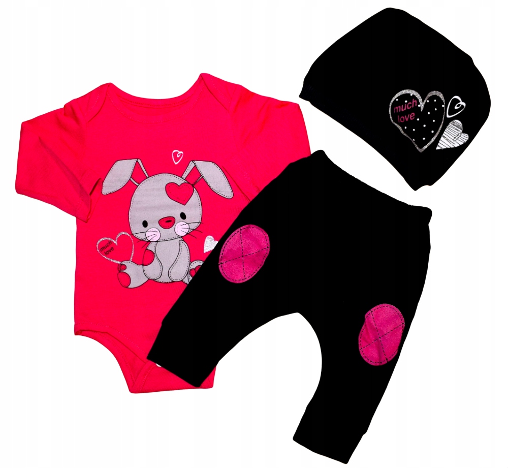 

Body Długi Rękaw+spodnie Baggy+CZAPKA Komplet 68