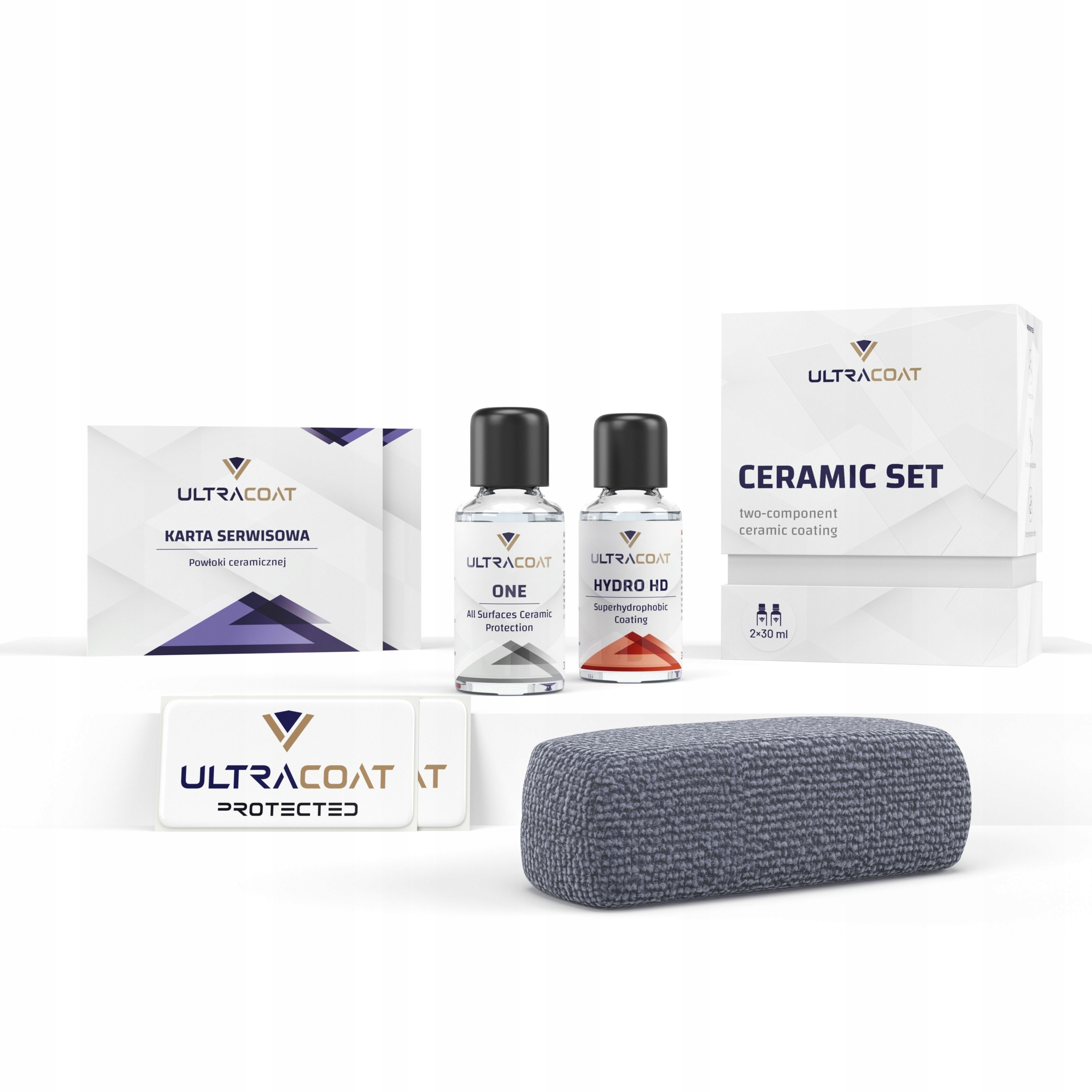 Ultracoat Ceramic Set 30 ml - One+Hydro HD 30ml + próbka produktu
