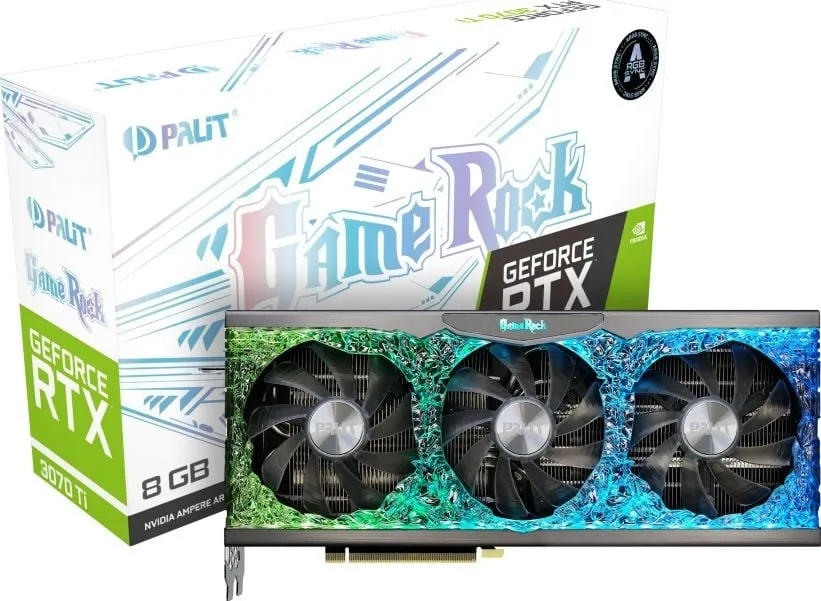 Karta Graficzna Palit GeForce Rtx 3070 Ti GameRock 8GB GDDR6X Argb Hdmi