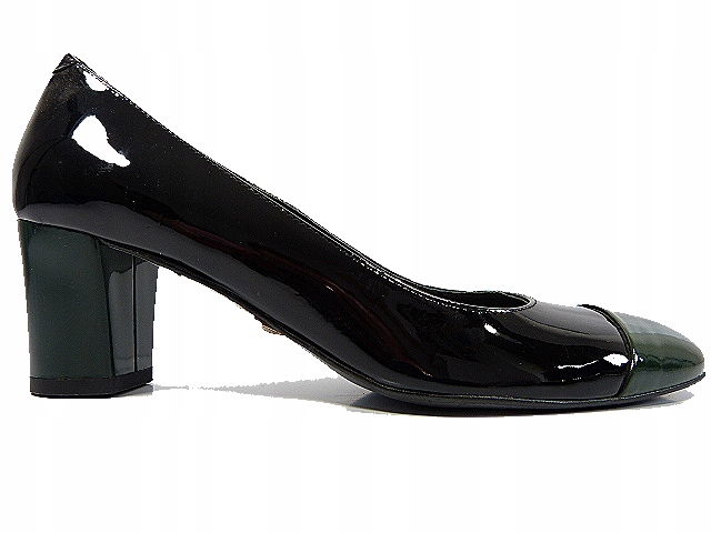 černé kožené lodičky s nízkými podpatky Lukáš 37