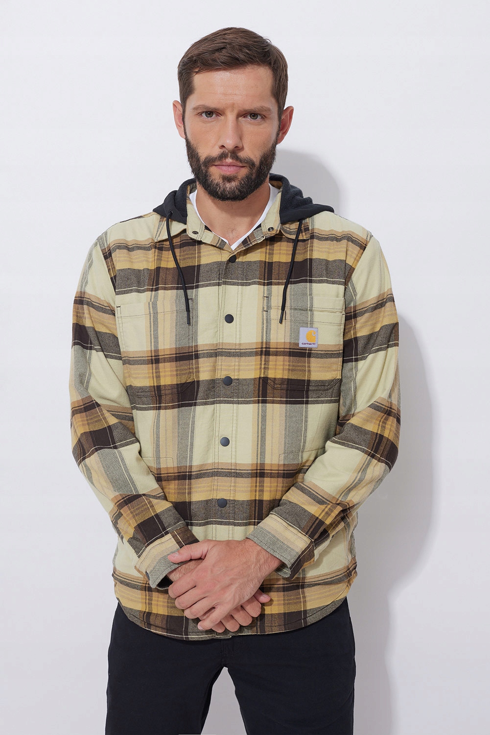 Svrchní košile Carhartt Rugged Flex Flannel Fleece Lined