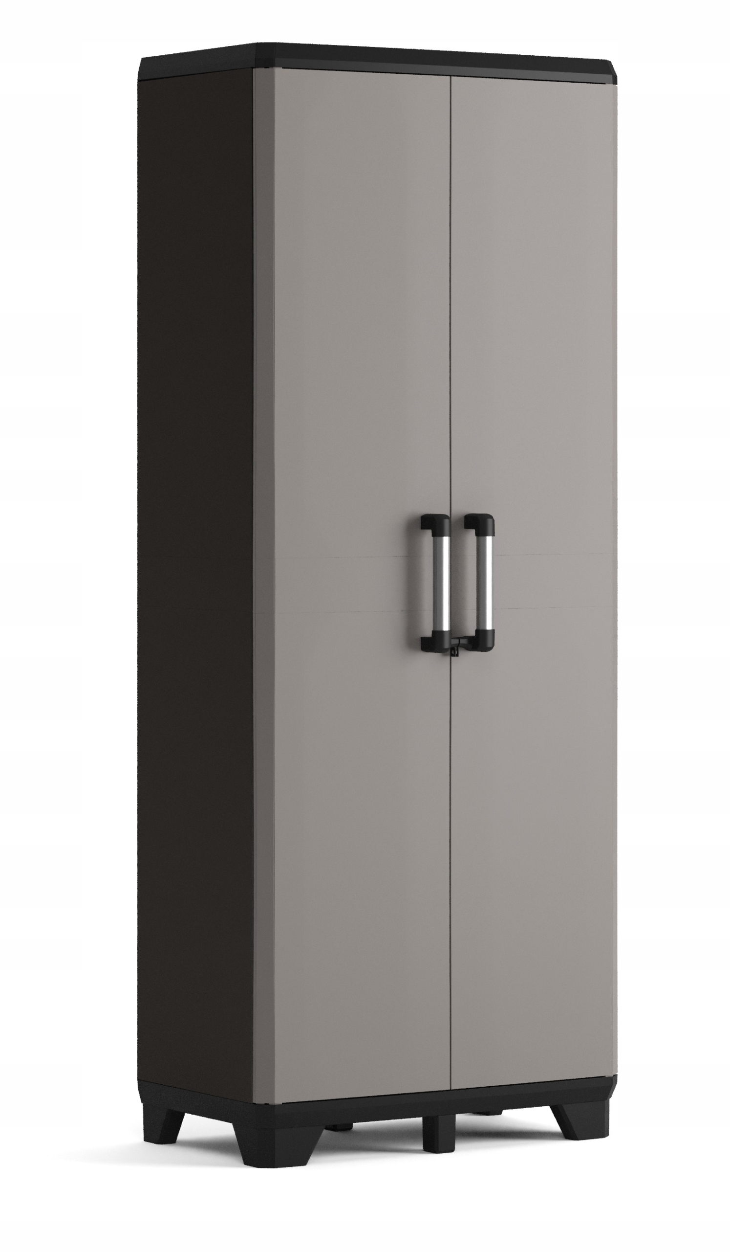 Skříň dílenská Keter Pro 4 police 20 kg 173x68x39 cm vysoká černo-šedá