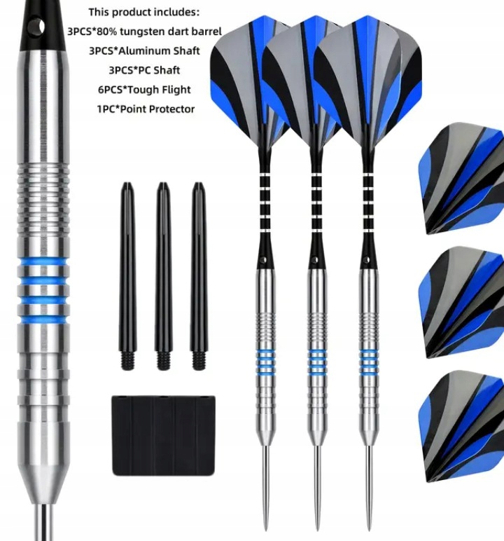 Lotki wolframowe do darta 80% 22 gr zestaw