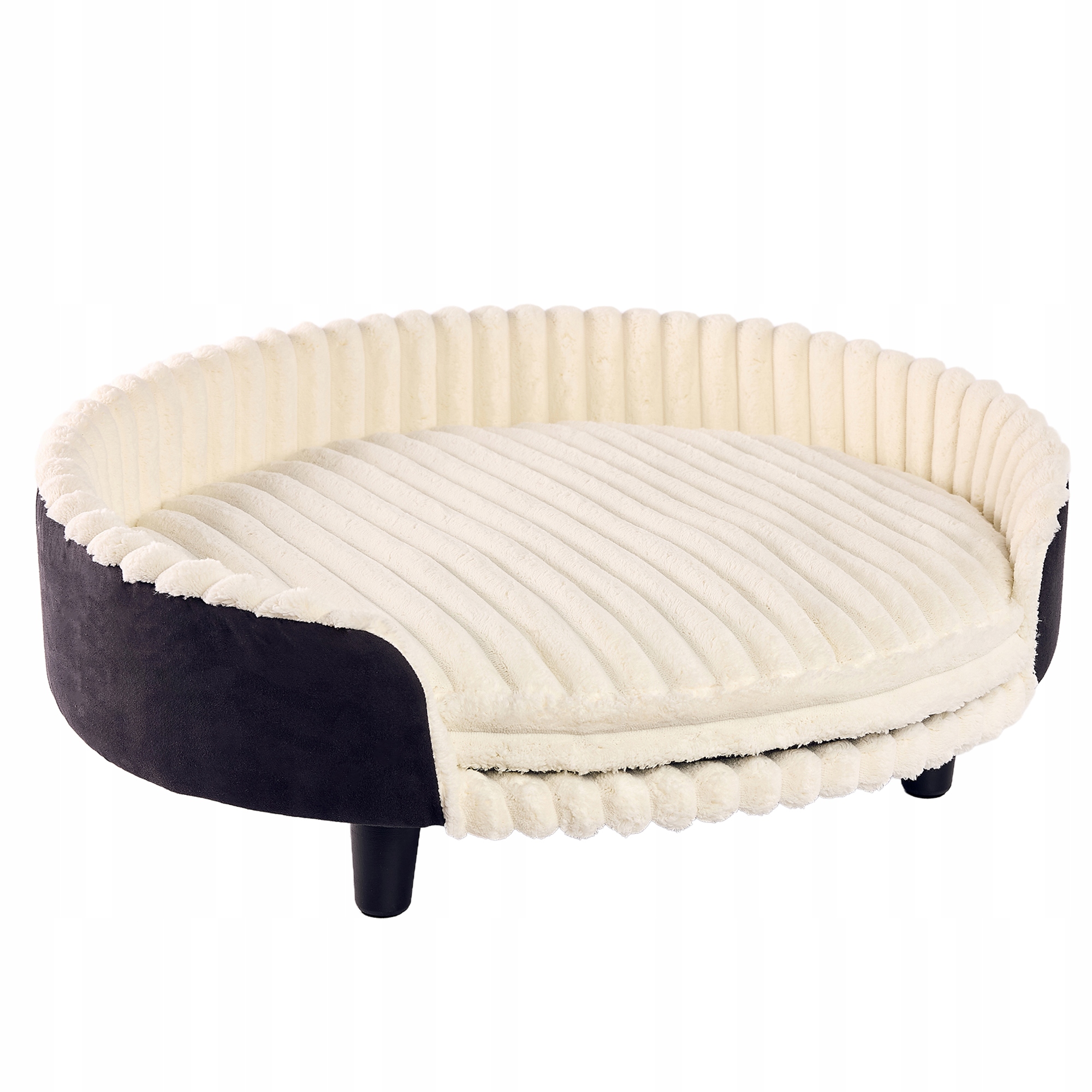 Levně Pelíšek pro psa a kočku, pohovka pro zvířata, měkká pohovka, velikost L65x55