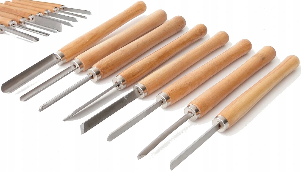ZESTAW DŁUT TOKARSKICH HSS DŁUTA TOKARSKIE TOKARKA Zastosowanie inne do drewna