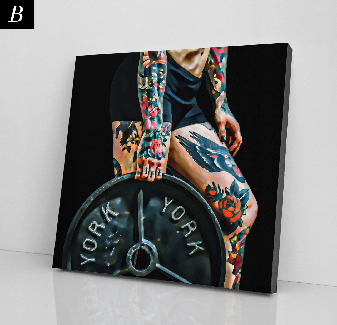 Obraz na płótnie Motywacyjny Siłownia Fit Women Marka inna