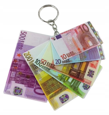 

Brelok Banknoty Euro Pieniądze