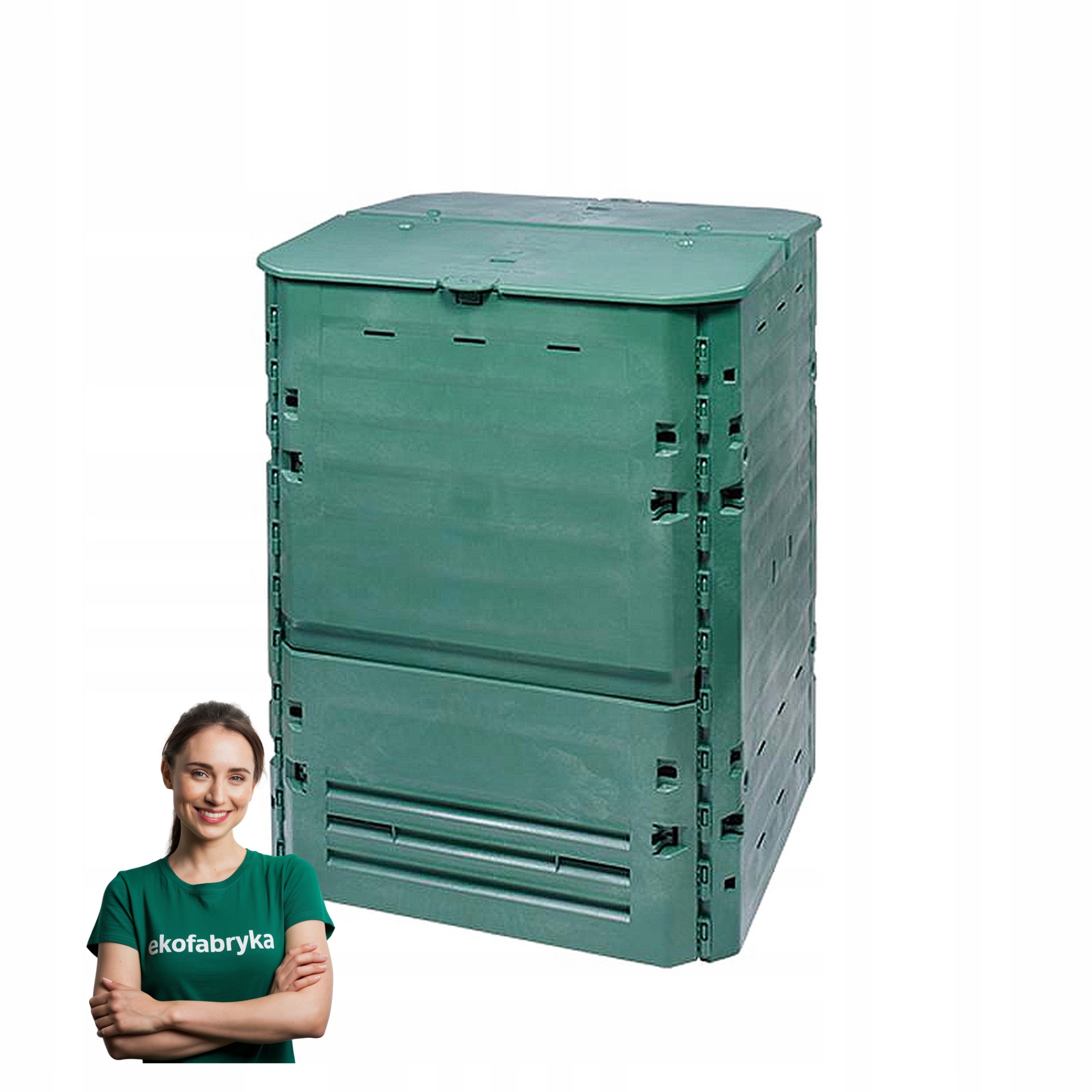 Kompostownik ogrodowy premium Thermo-king 600 L