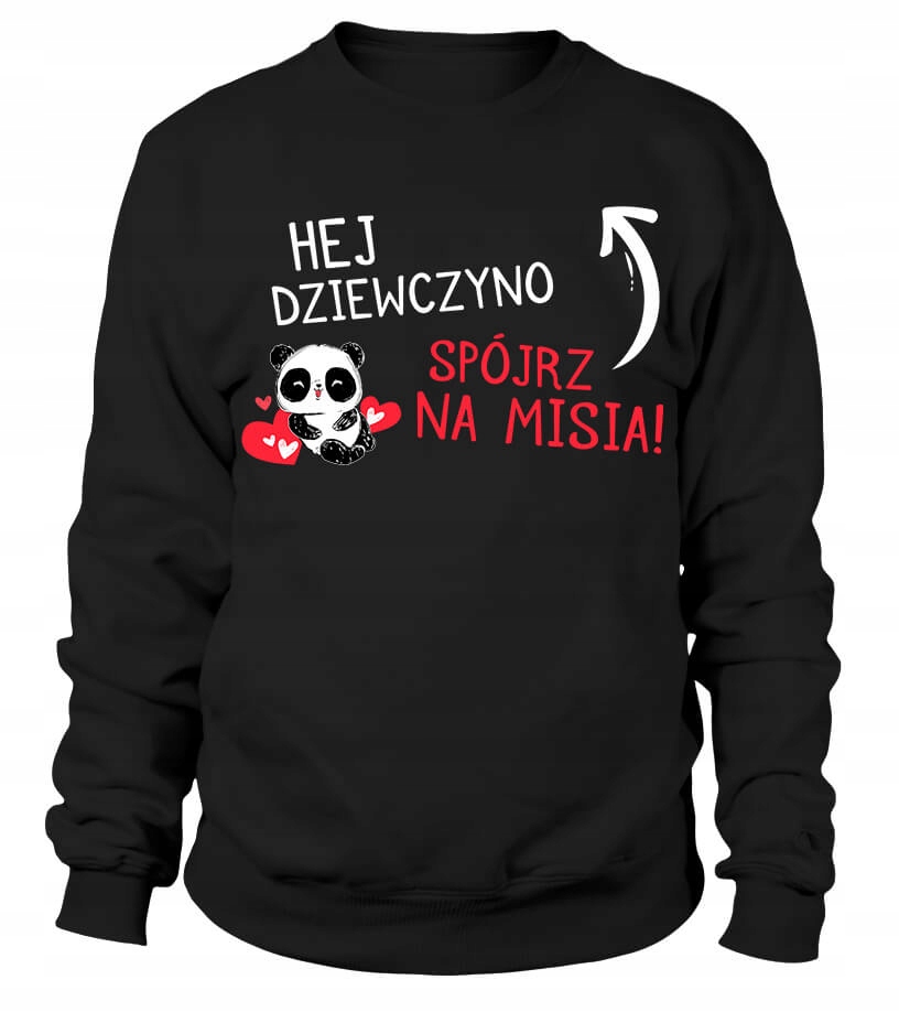 Pánská Mikina Podívejte se na medvídka 2XL Černá Dárek pro kluka, chlapa, pro někoho